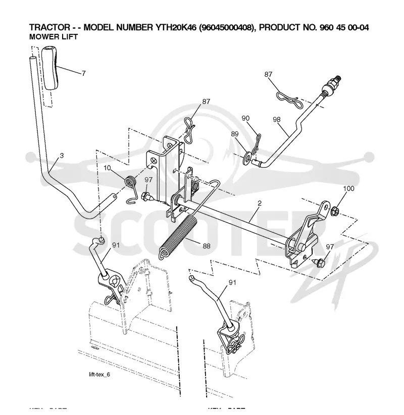 MOWER LIFT / DECK LIFT
