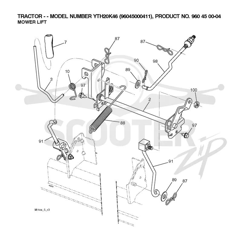 MOWER LIFT / DECK LIFT