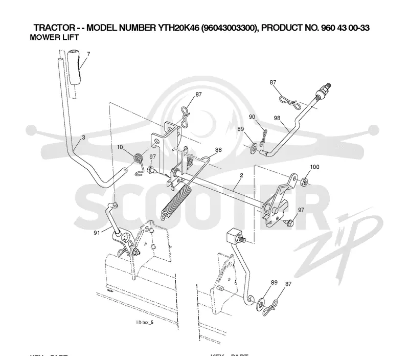MOWER LIFT / DECK LIFT