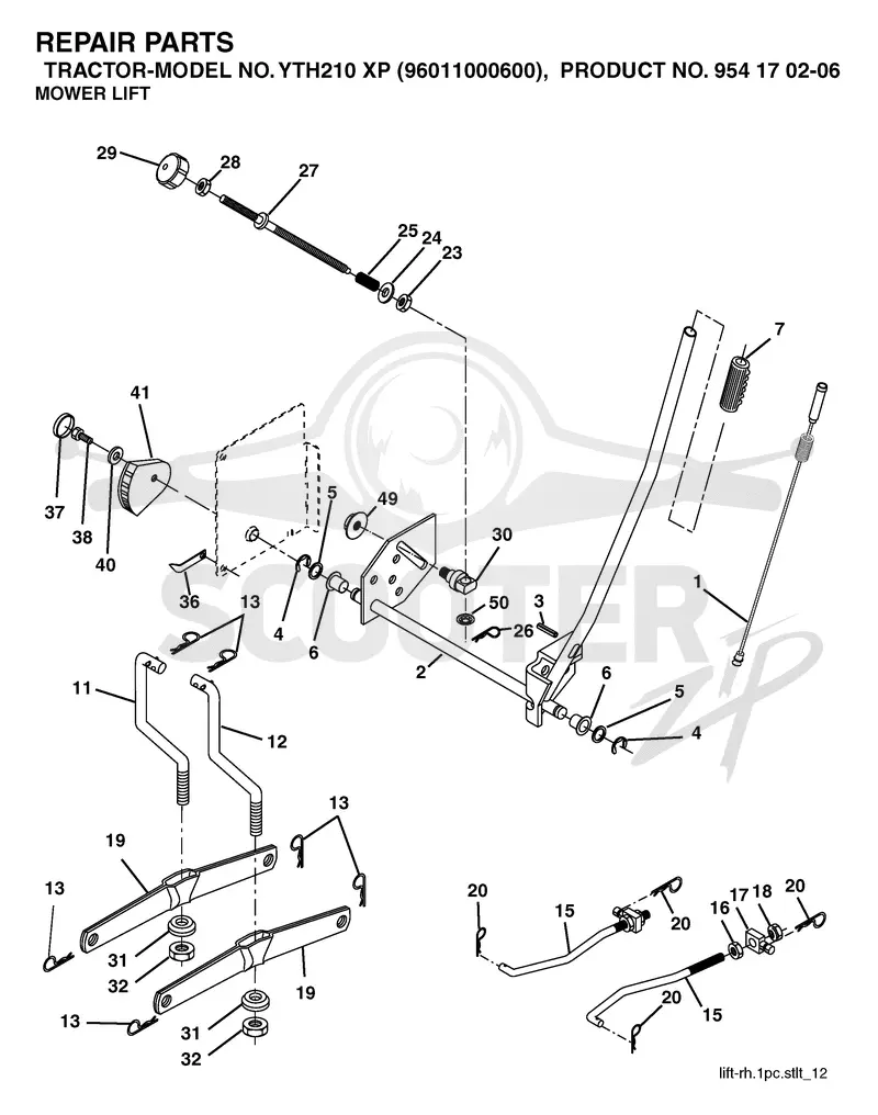 MOWER LIFT / DECK LIFT