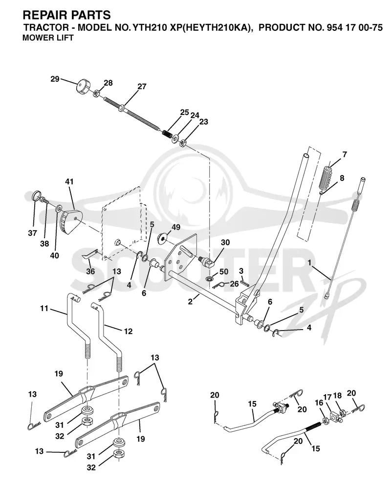 MOWER LIFT / DECK LIFT