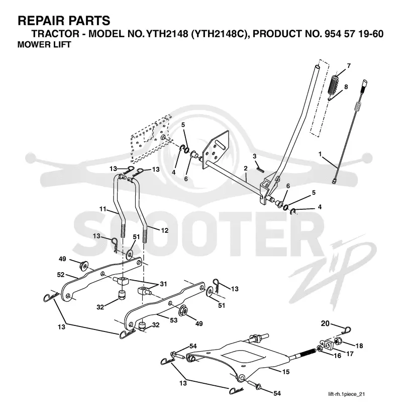 MOWER LIFT / DECK LIFT