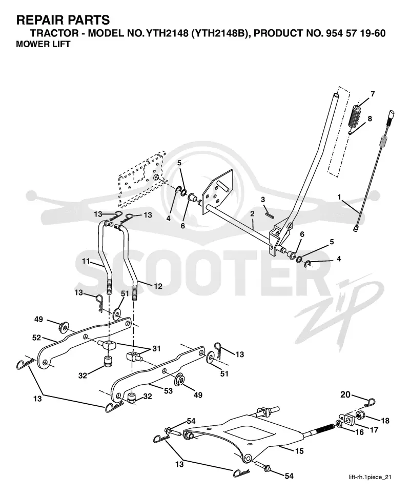 MOWER LIFT / DECK LIFT