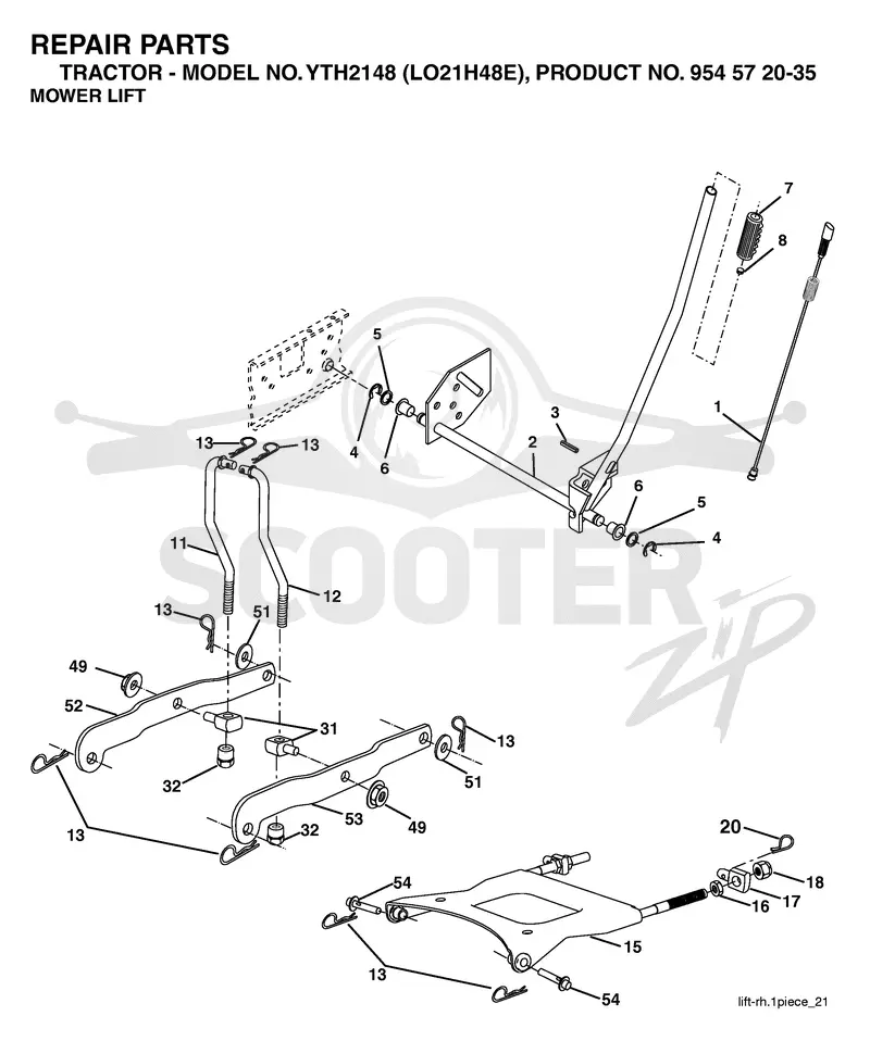 MOWER LIFT / DECK LIFT