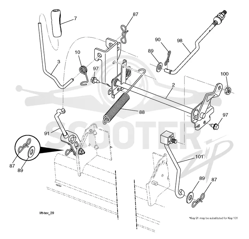 MOWER LIFT / DECK LIFT