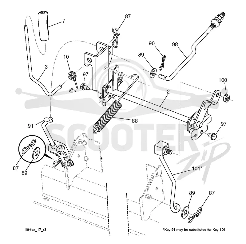 MOWER LIFT / DECK LIFT