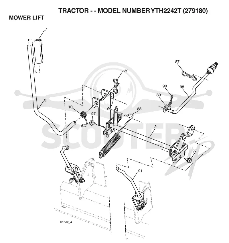 MOWER LIFT / DECK LIFT