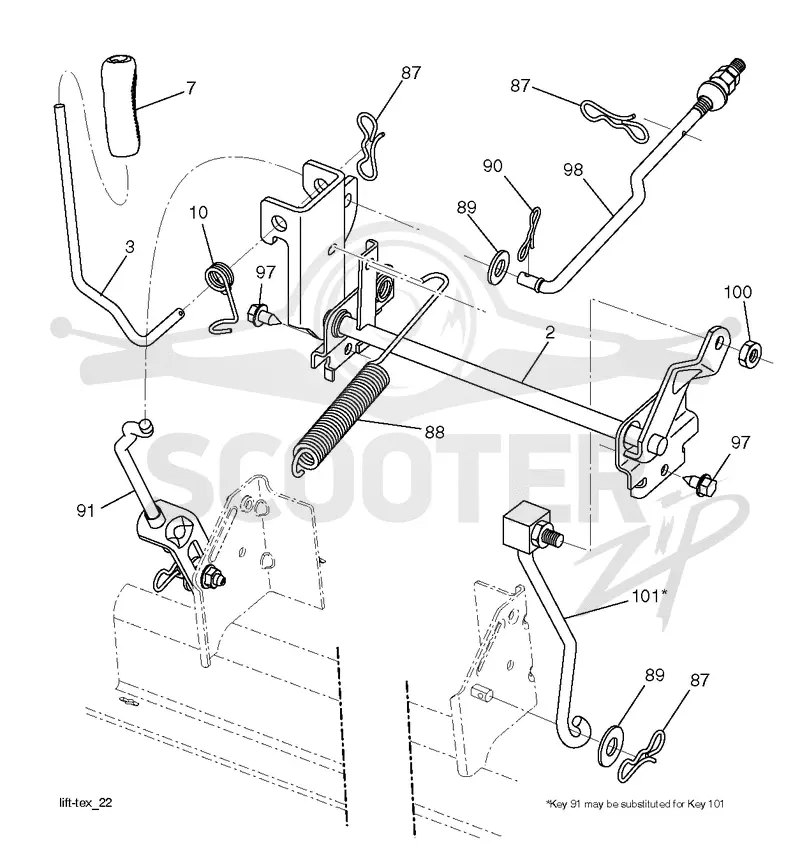 MOWER LIFT / DECK LIFT