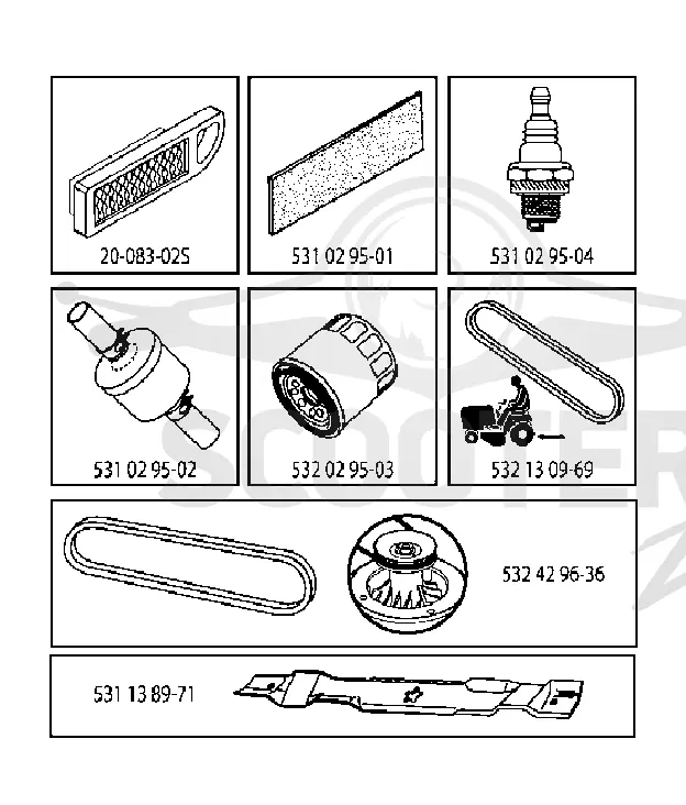 FREQUENTLY USED PARTS