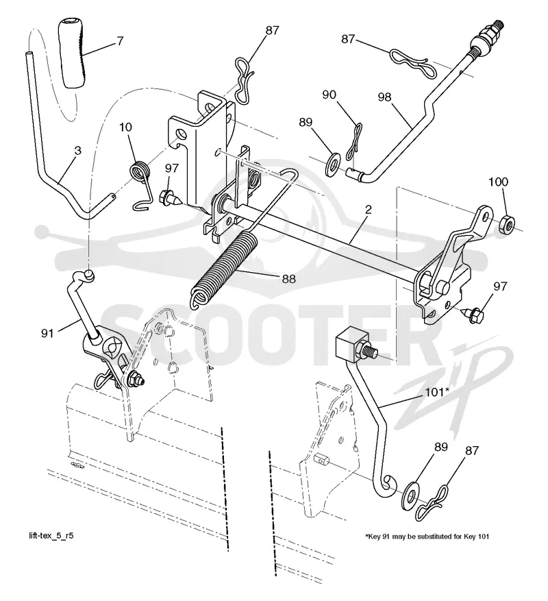 MOWER LIFT / DECK LIFT