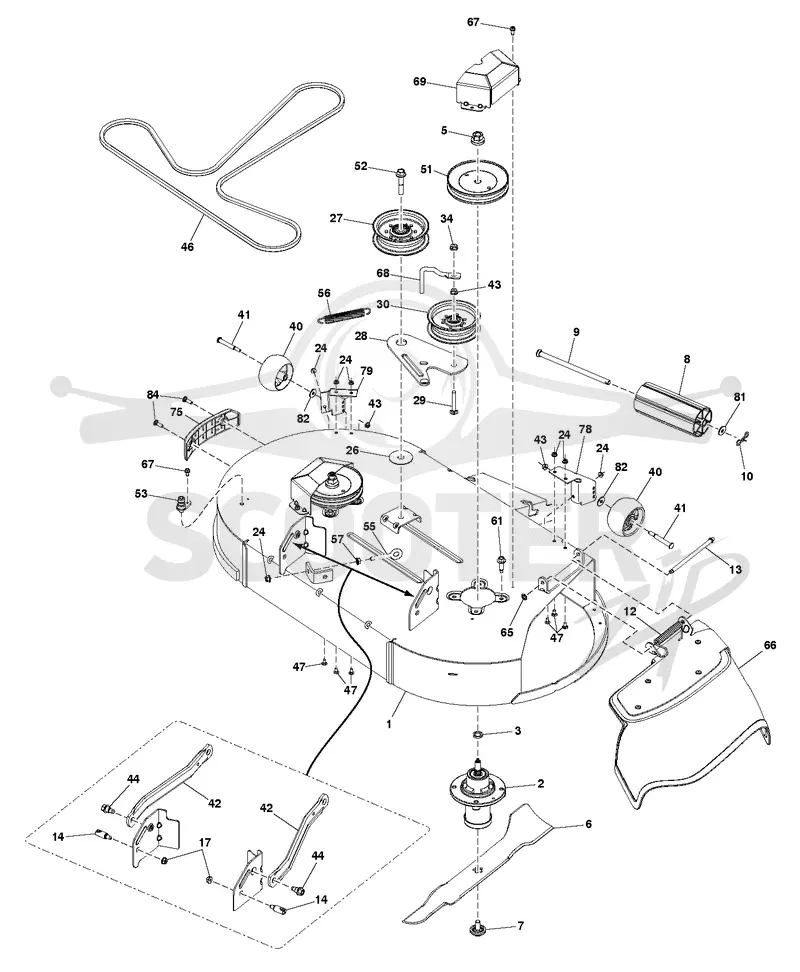 MOWER DECK / CUTTING DECK