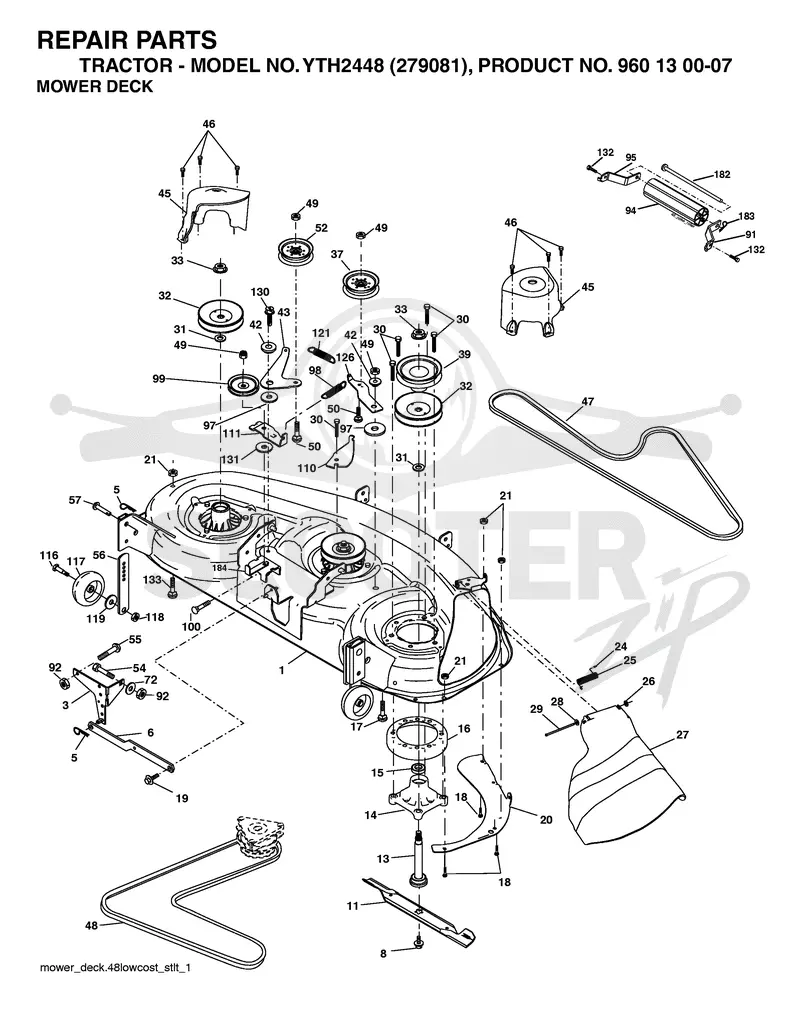 MOWER DECK / CUTTING DECK