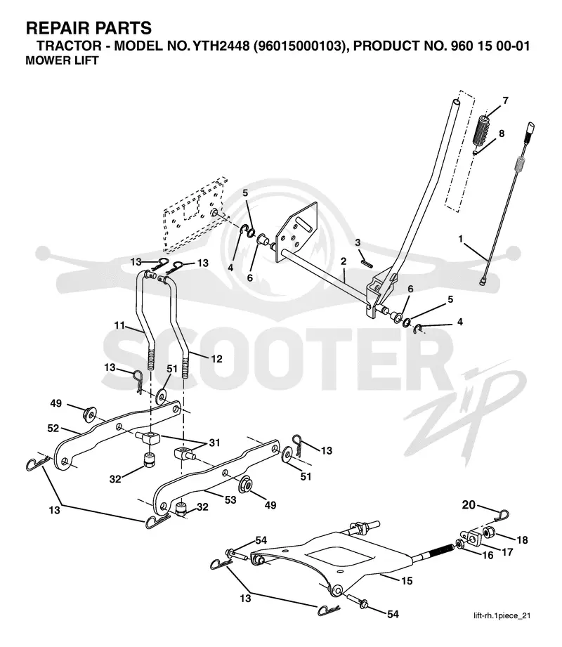 MOWER LIFT / DECK LIFT