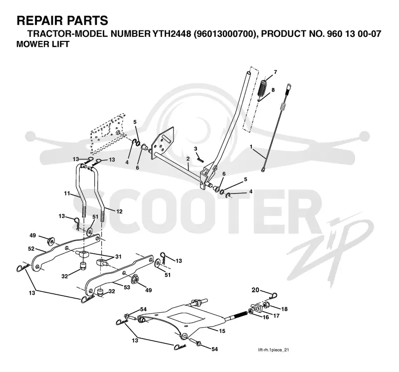 MOWER LIFT / DECK LIFT
