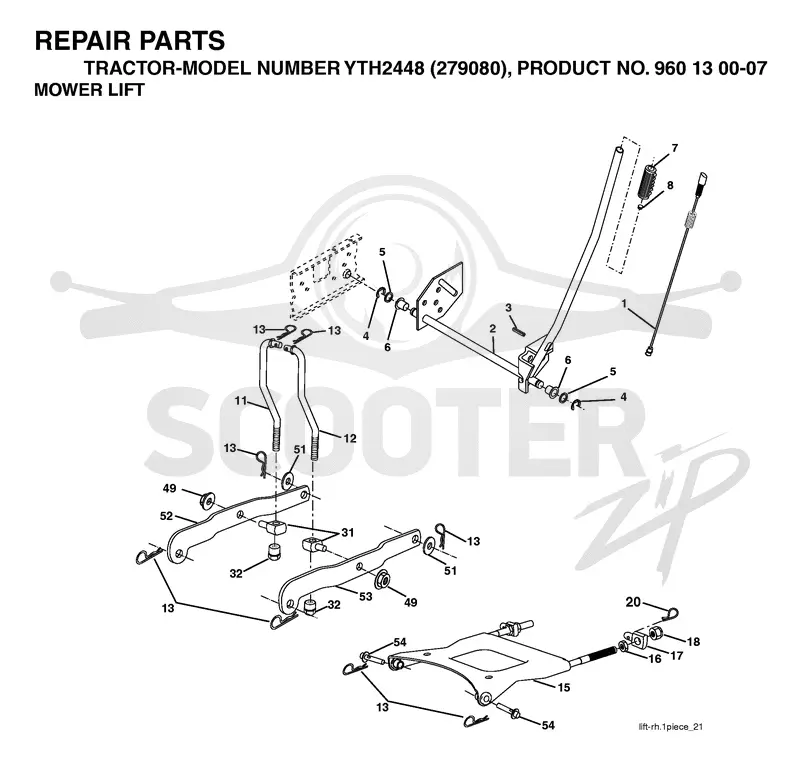 MOWER LIFT / DECK LIFT
