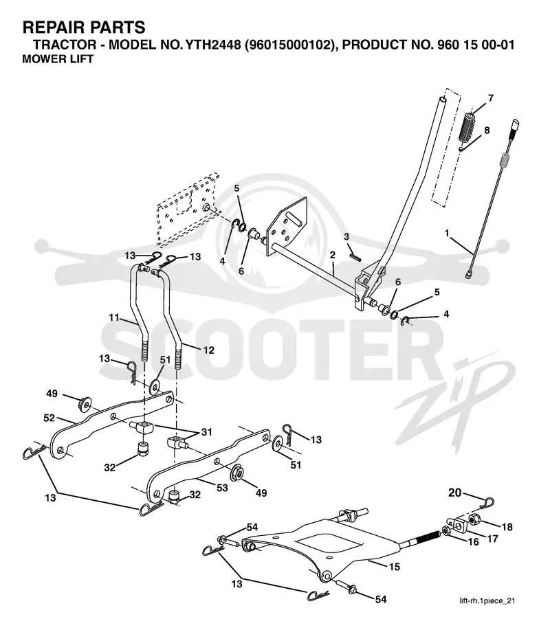 MOWER LIFT / DECK LIFT