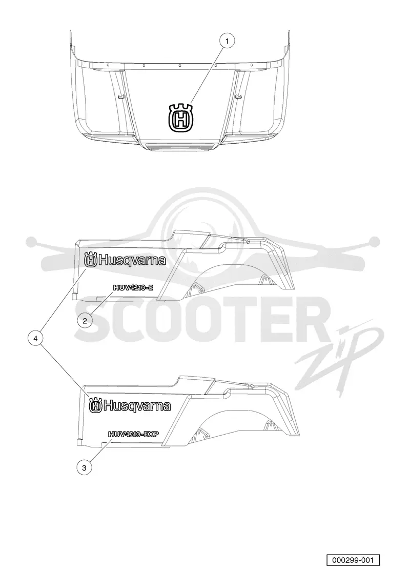 LOGO DECALS, ELECTRIC VEHICLES