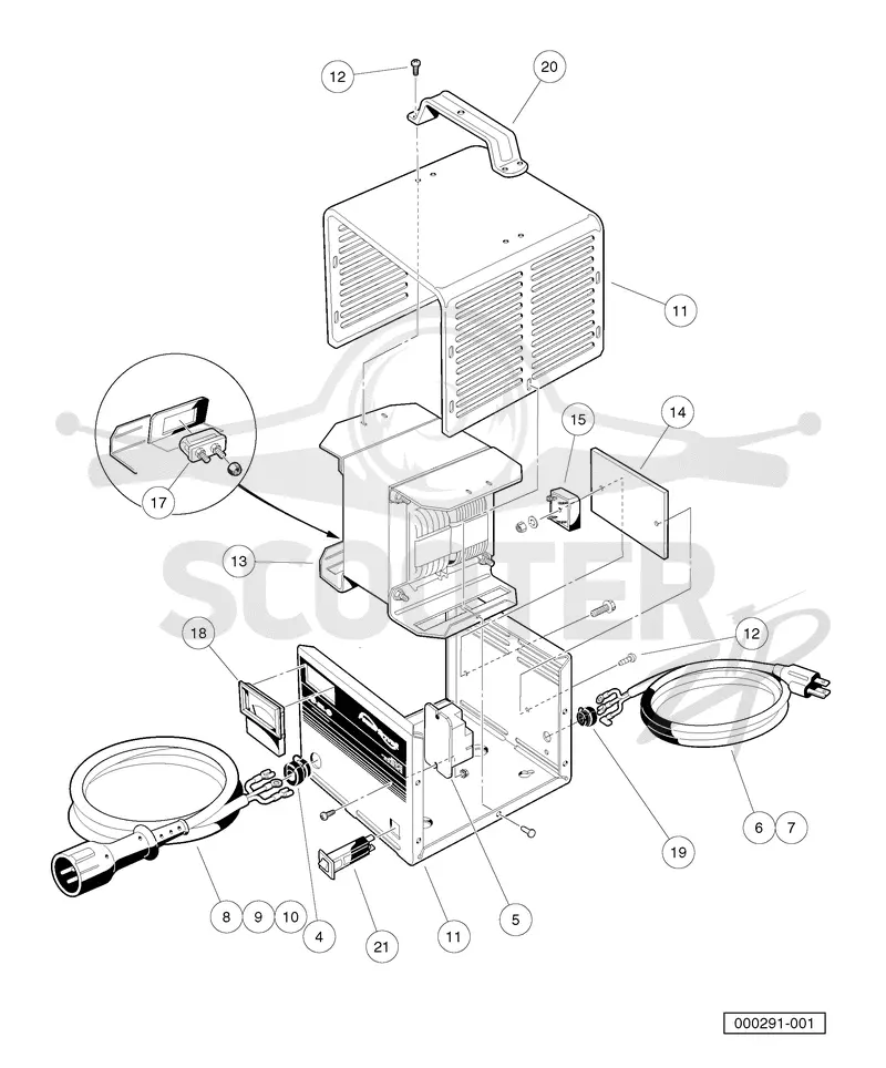 BATTERY CHARGER (MODEL 22110), DOMESTIC