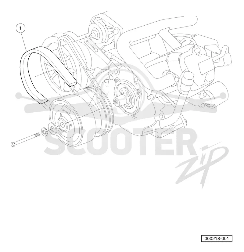 DRIVE BELT - FE350