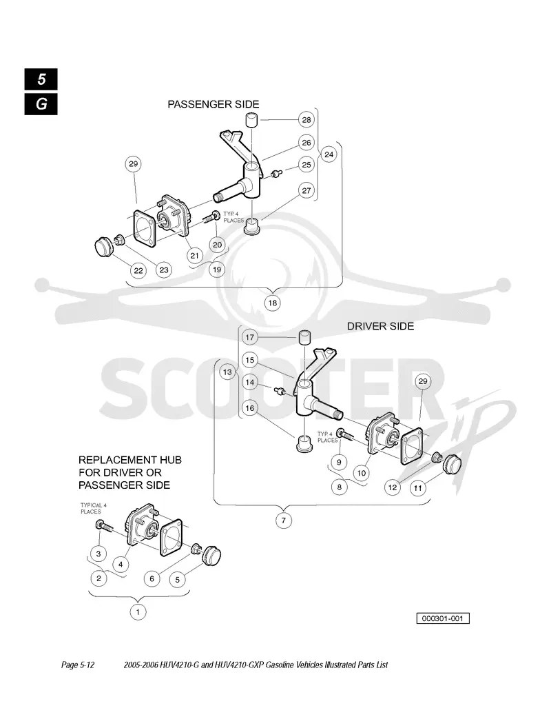 FRONT HUB ASSEMBLY A