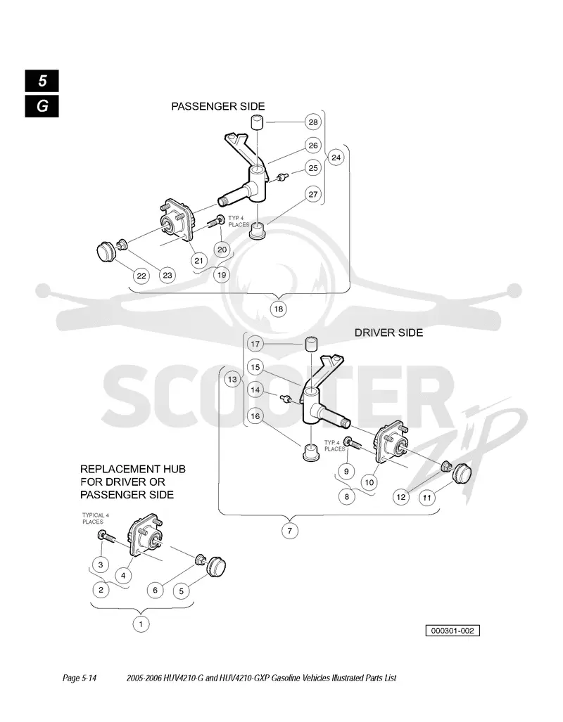 FRONT HUB ASSEMBLY B