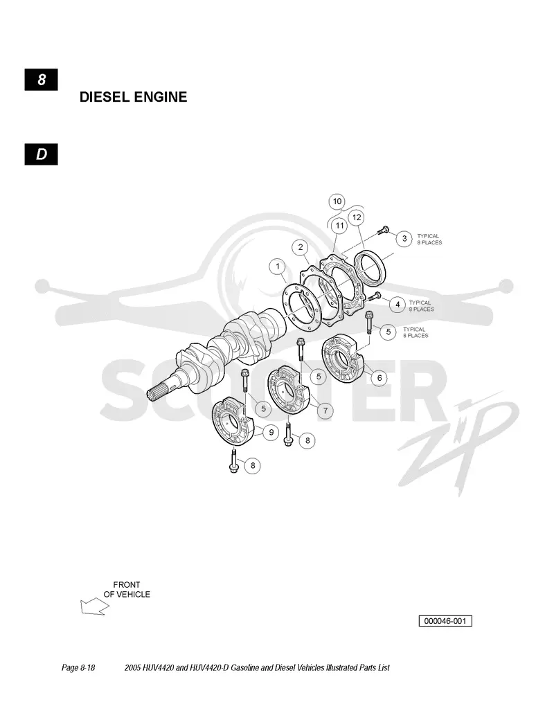 MAIN BEARING CASE