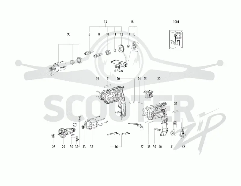 Metabo B 650 00740000. Схема 1