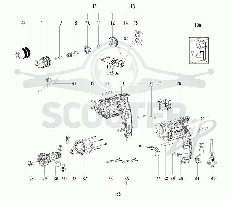Metabo BE 650 00741000. (Схема 1)