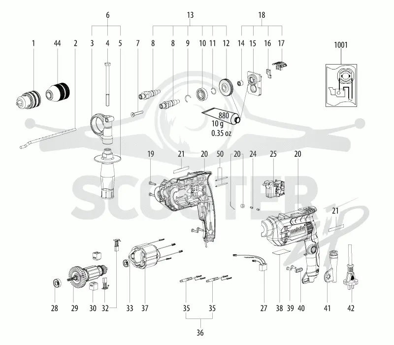 Metabo SBE 650 00742000. (Схема 1)