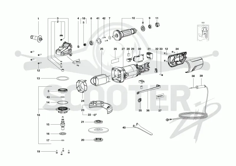 Metabo WEV 850-125 03611001. Page 1