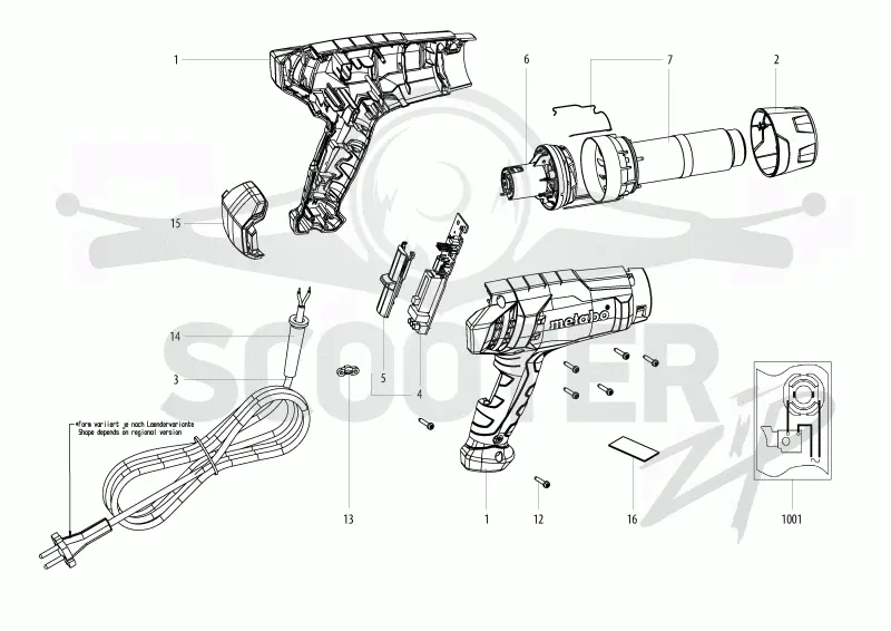 Metabo HG 16-500 01067000