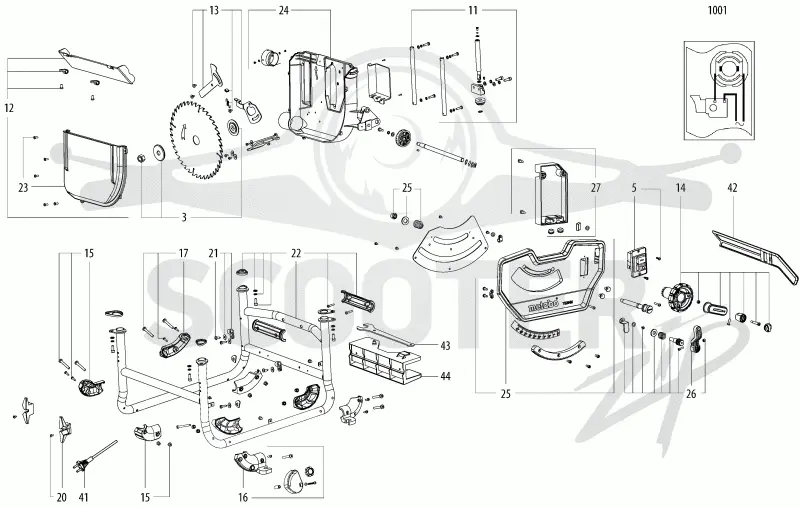 Metabo TS 254 M 10254000 (схема 2)