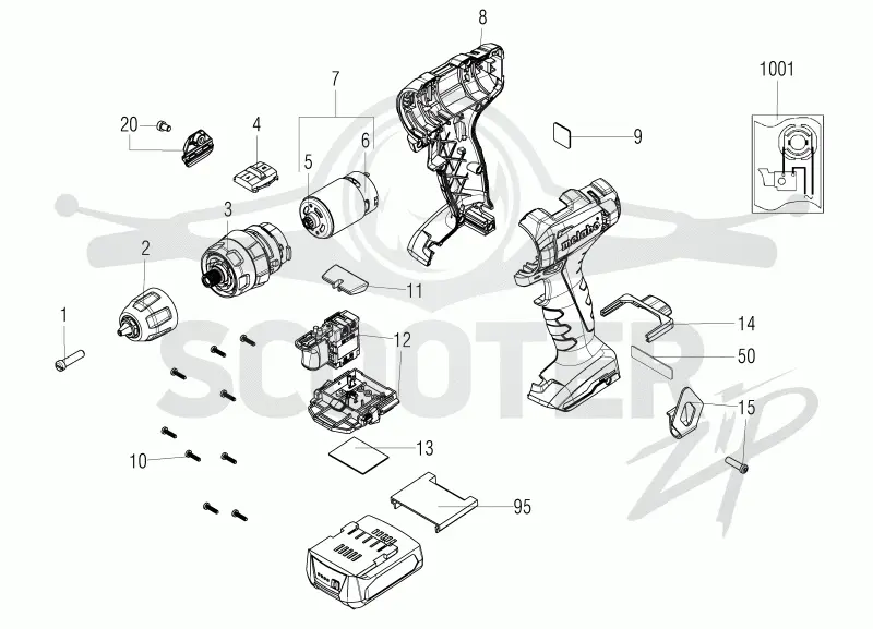 Metabo PowerMaxx SB 12 01076000. (схема 1)