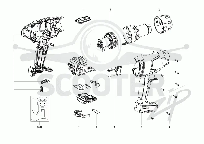 Metabo HG 18 LTX 500 10502000