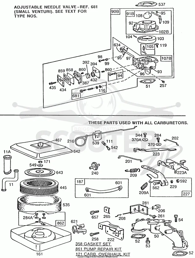 Carburetor Assemblies, A/C