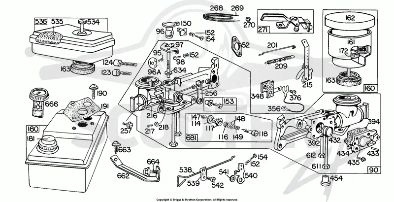 Carb Assy, A/C Grps,FuelTank