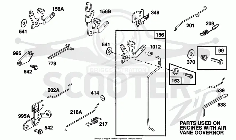 Air Vane Governor Parts