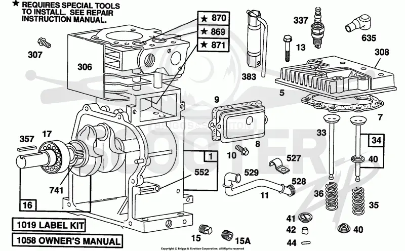 Cylinder Head, Cylinder