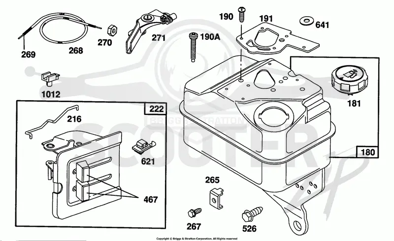 Fuel Tank (2) Quart