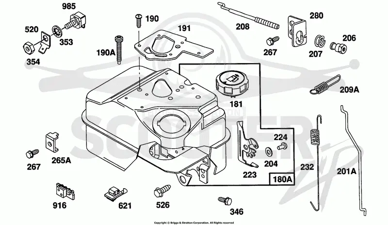 Fuel Tank (2) Quart (Mech.)