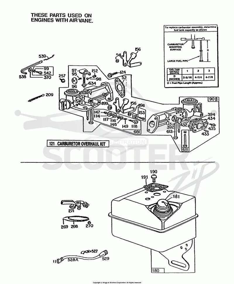 Side Pull Carb Assy,FuelTank