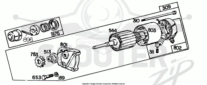 Electric Starter and Chart