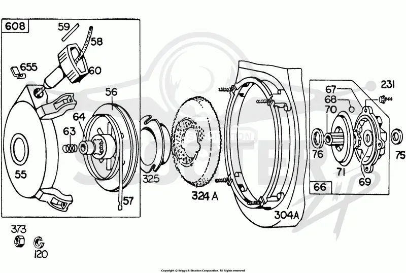 Rewind Starter Assembly