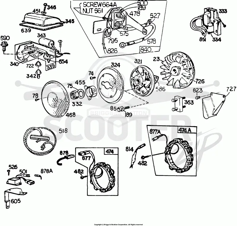 Alternators,Flywheel,Screens
