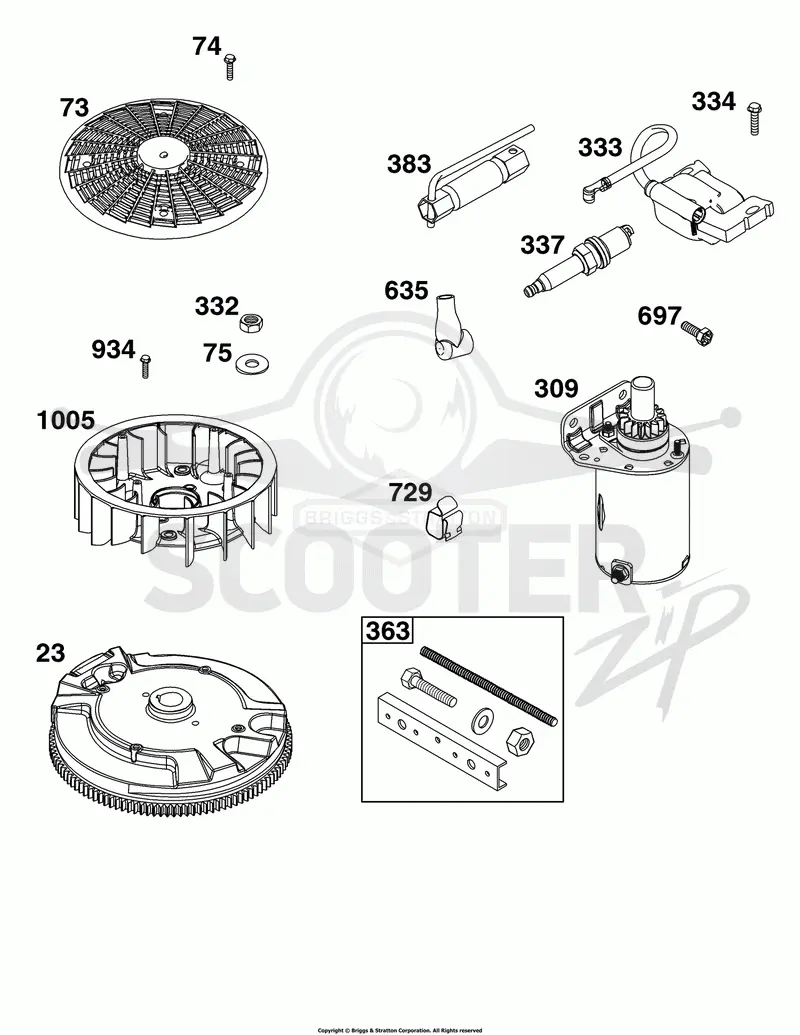 Flywheel, Ignition, and Starter Group