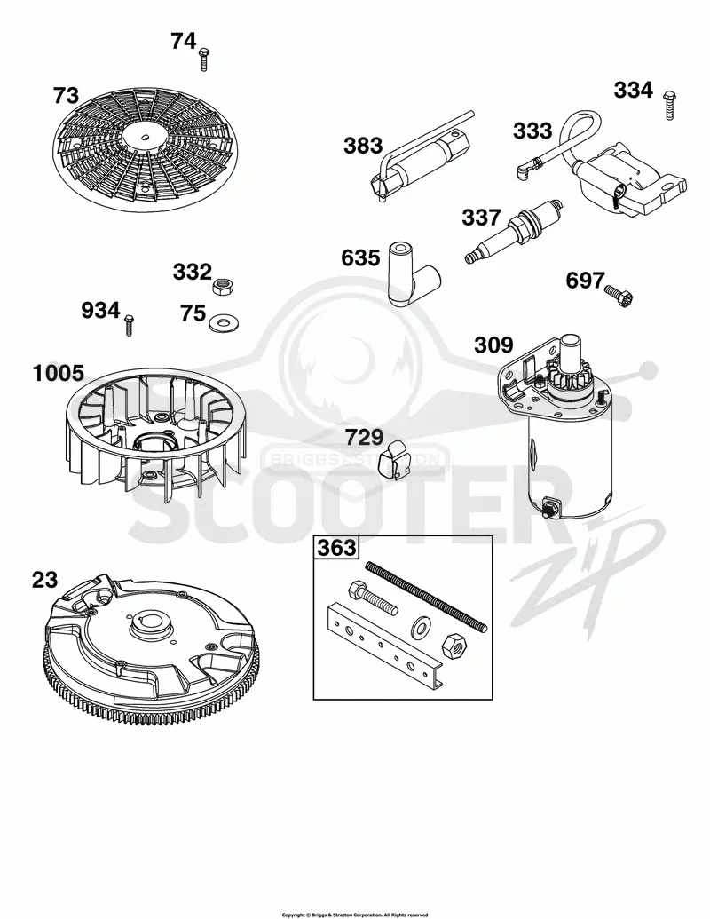 Flywheel, Ignition, and Starter Group