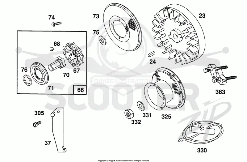 Flywheel and Clutch Assy.