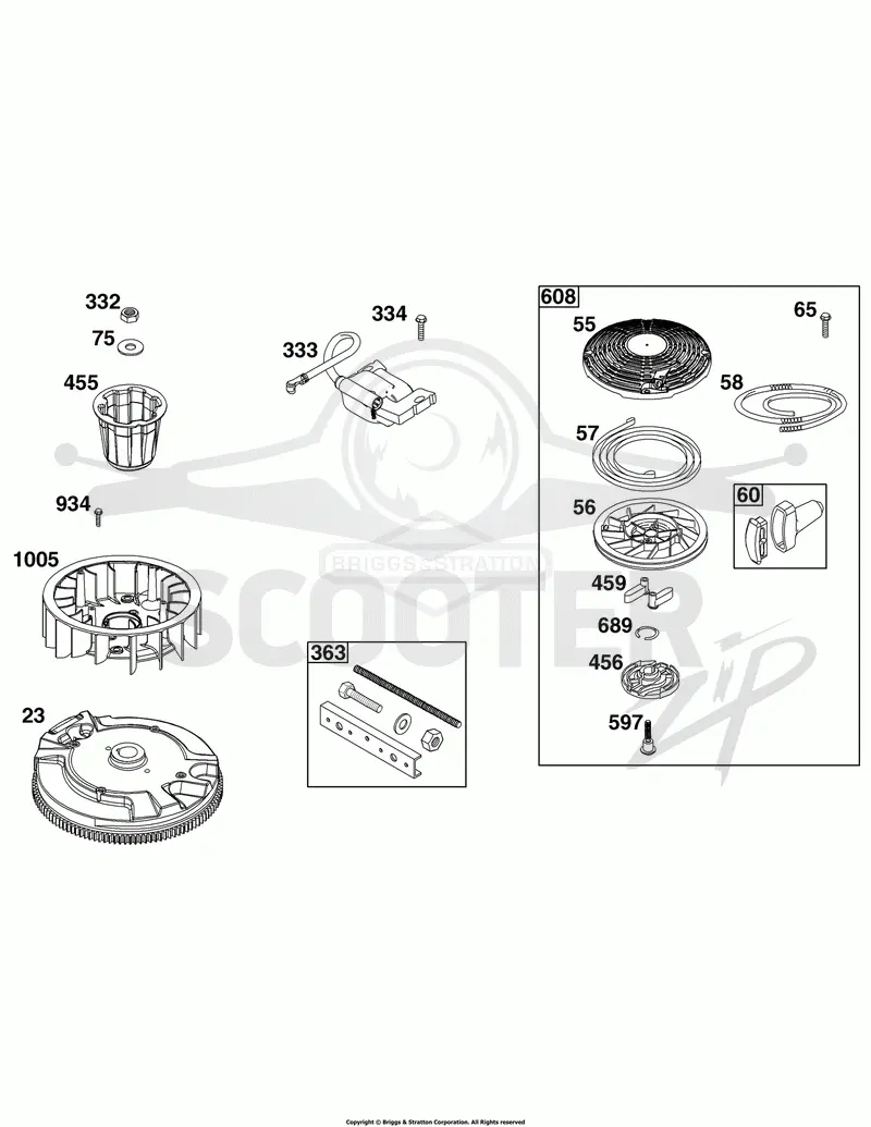 Flywheel, Ignition, and Starter Group