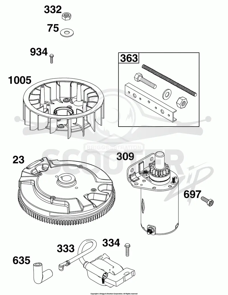 Flywheel, Ignition, and Starter Group