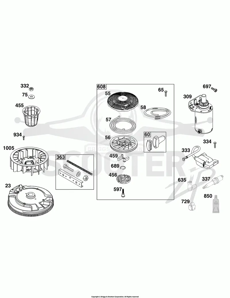 Flywheel, Ignition, and Starter Group